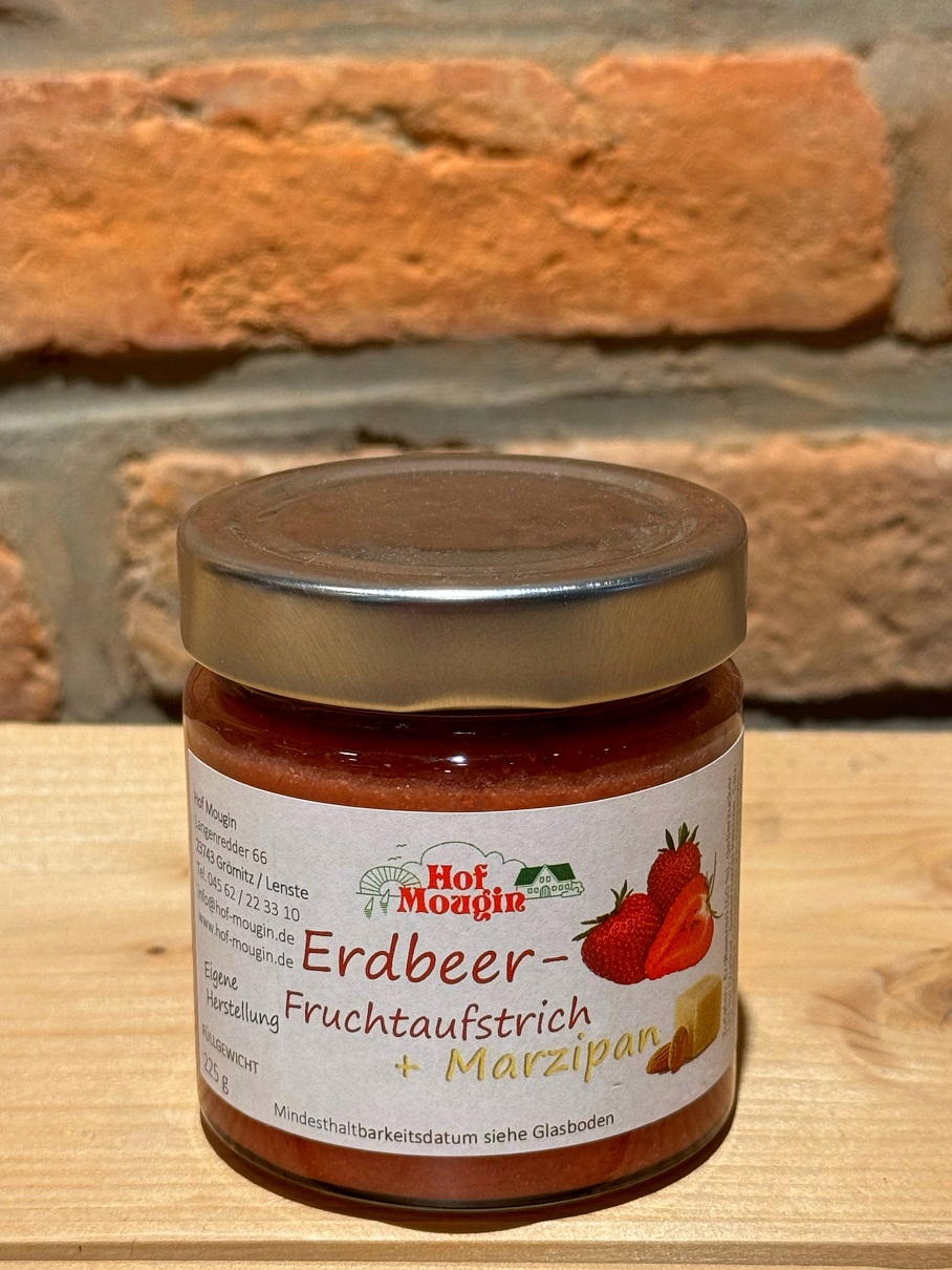 Erdbeer-Marzipan-Fruchtaufstrich 225 g Erdbeer-Marzipan-Fruchtaufstrich 225 g