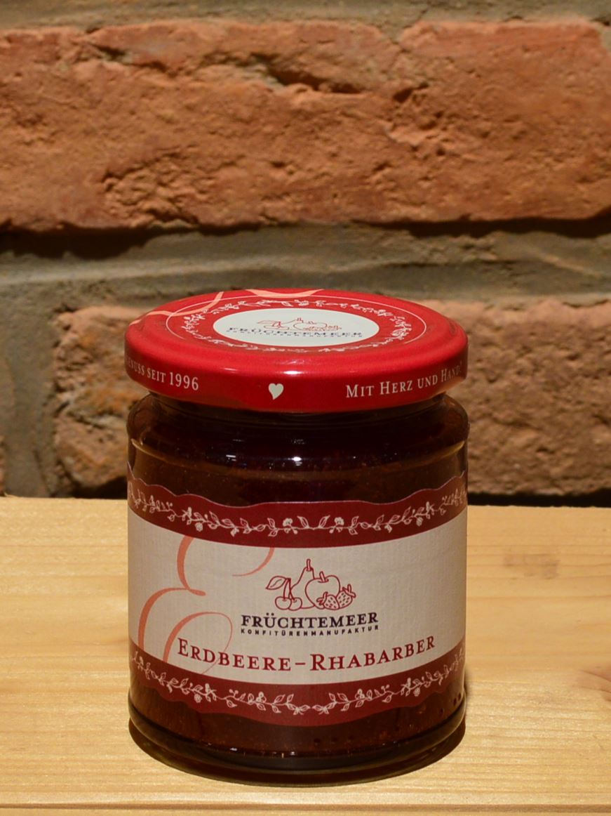 Fruchtaufstrich Erdbeer-Rhabarber 210 g