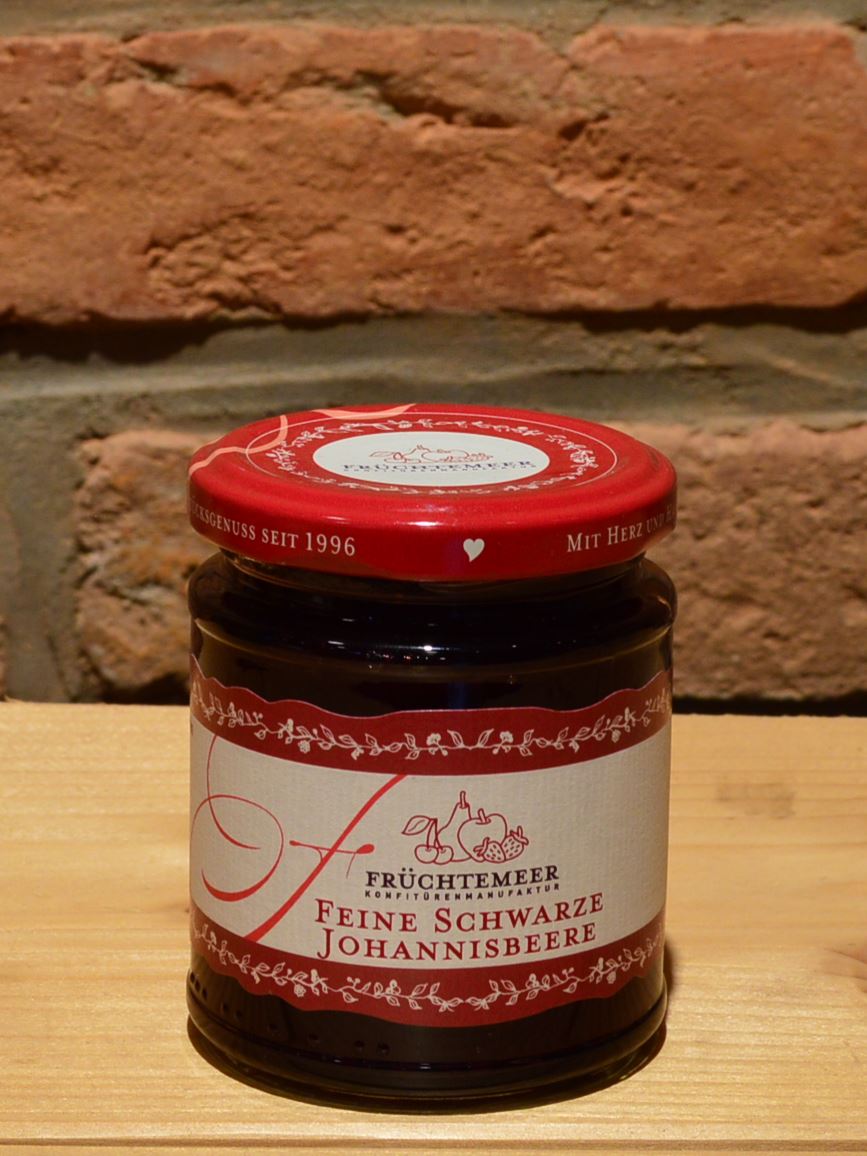 Fruchtaufstrich Feine Schwarze Johannisbeere 210 g