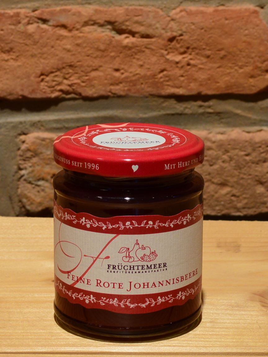 Fruchtaufstrich Feine Rote Johannisbeere 210 g