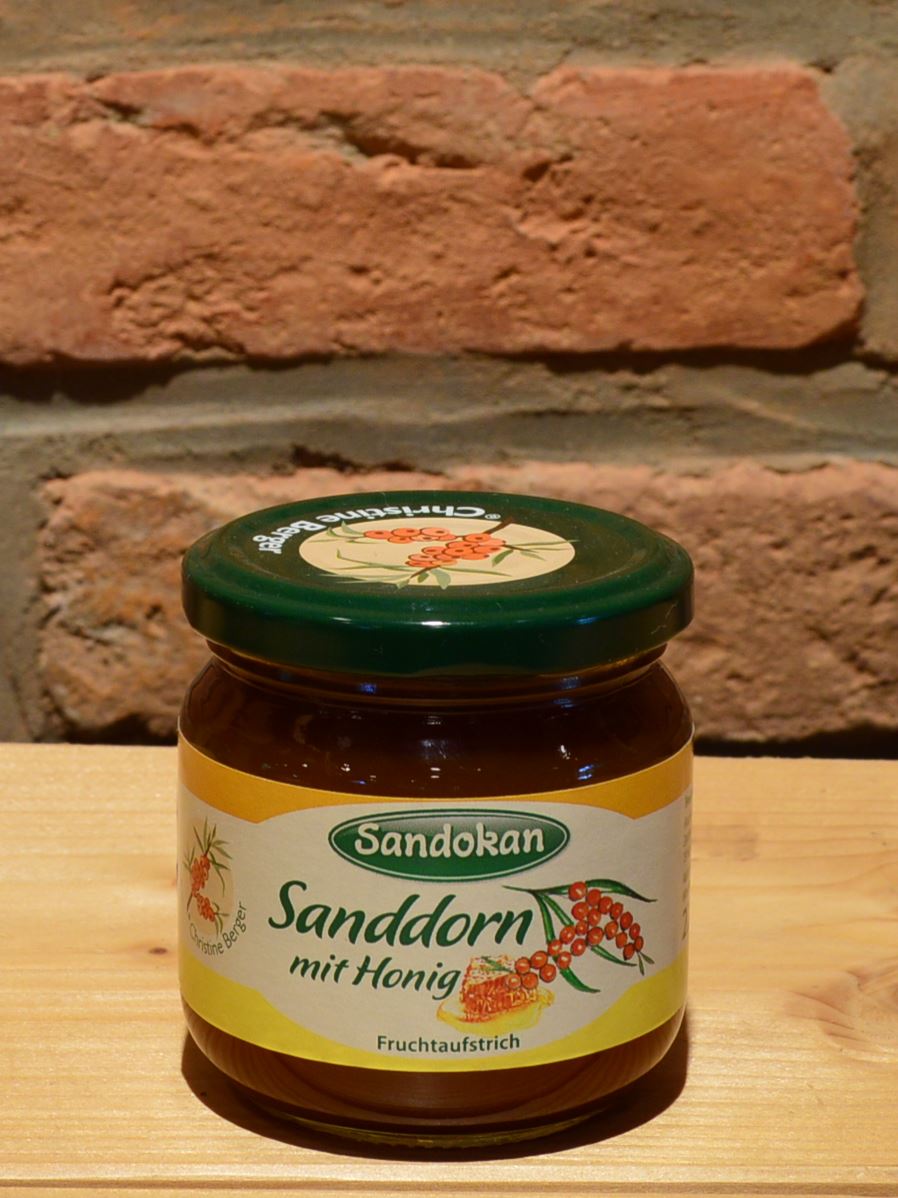 Fruchtaufstrich Sanddorn mit Honig 225 g