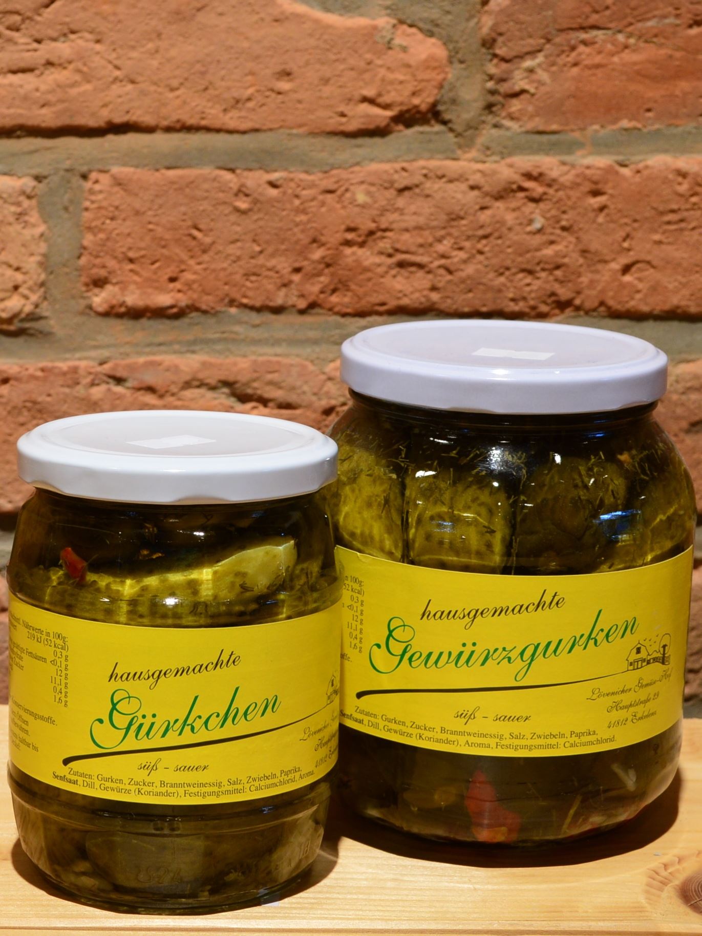Gewürzgurken süß-sauer