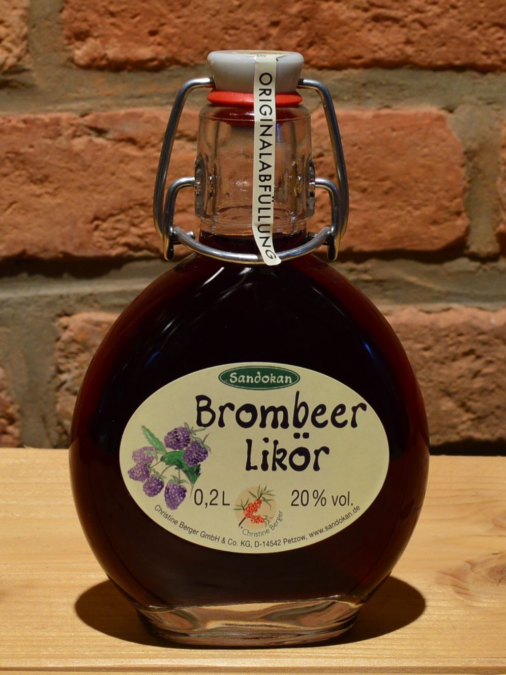 Liköre 0,2 l Brombeere