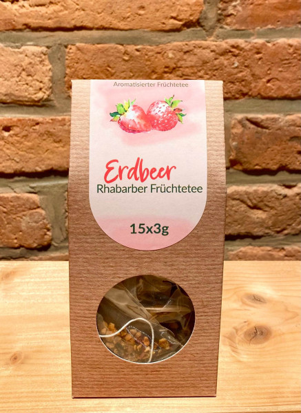 Tee Erdbeer-Rhabarber 15x3 g