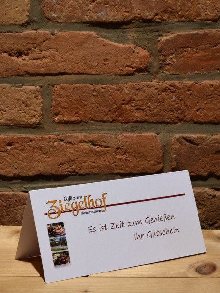 Geschenk-Gutschein "Café zum Ziegelhof"